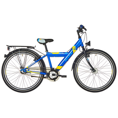 S'COOL XYLITE Steel 3S 24" City Bike Blue 0